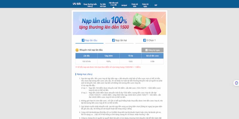 Nạp Tiền Kubet: Hướng Dẫn Gửi Tiền Nhanh, Bảo Mật Cao 2026 5 Các khuyến mãi khi tham gia nạp tiền