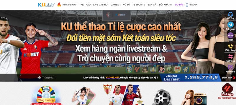 Thể Thao Kubet: Trải Nghiệm Cược Thể Thao Đa Dạng Năm 2026 3 Giao diện thể thao tại Kubet được thiết kế chuyên nghiệp